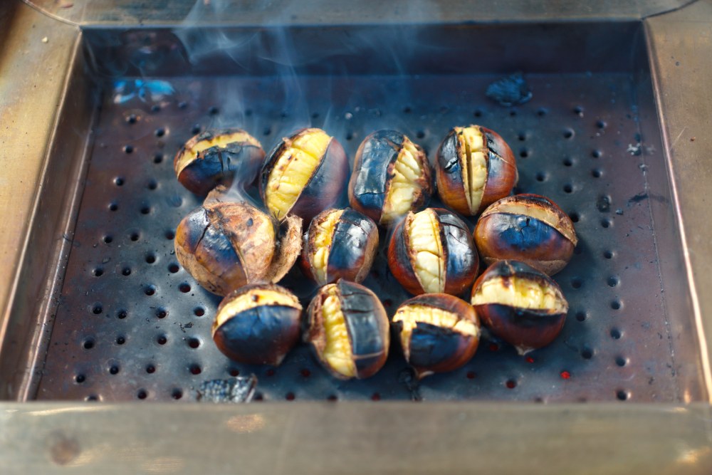 Sobada kestane pişirme