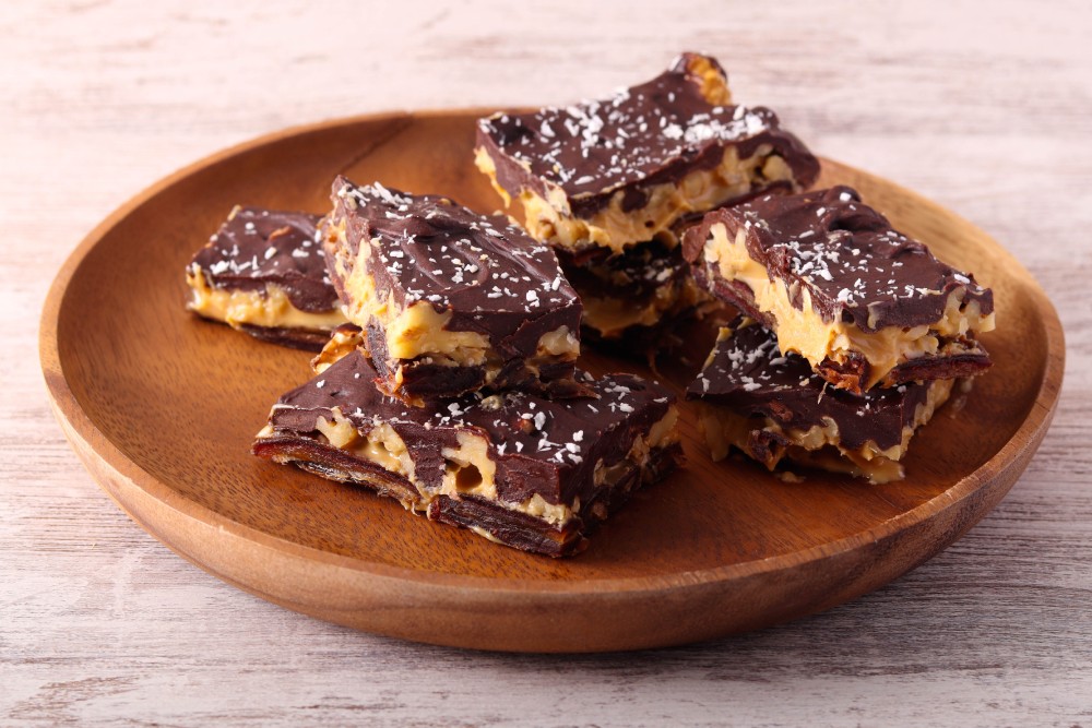 Çikolatalı fıstık ezmeli tatlı